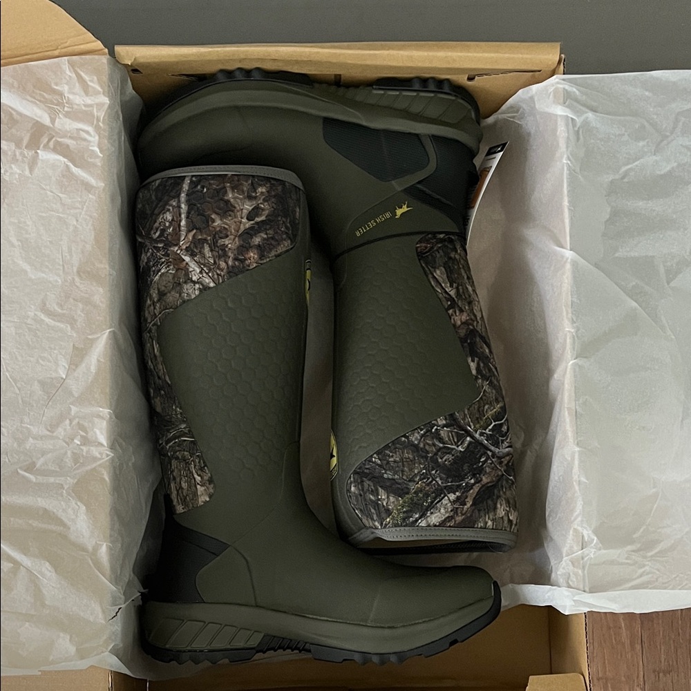 Red Wing Shoes Olive Camo Mudtrek Hunt Boots- size 12